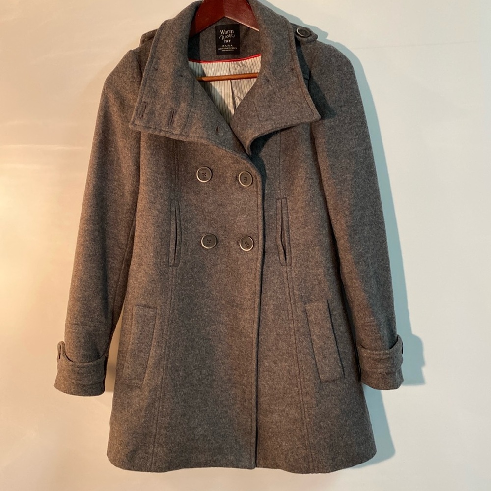 Zara - TRF warm wear pea coat. Size XS